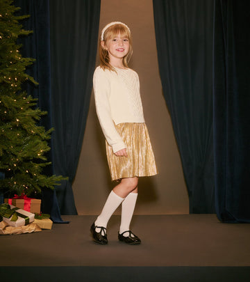 Hatley Holiday Mixed Media Dress
